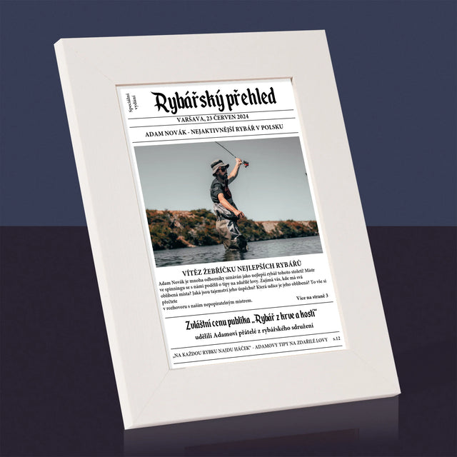Fotka A Textem: Rybářský Přehled - Fotorámeček
