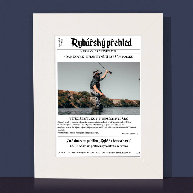 Fotka A Textem: Rybářský Přehled - Fotorámeček