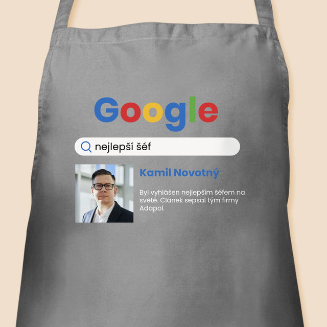 Fotka A Textem: Nejlepší Šéf Výsledek Google - Zástěra