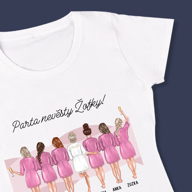 Designér Postav: Parta Nevěsty - Damské Tričko