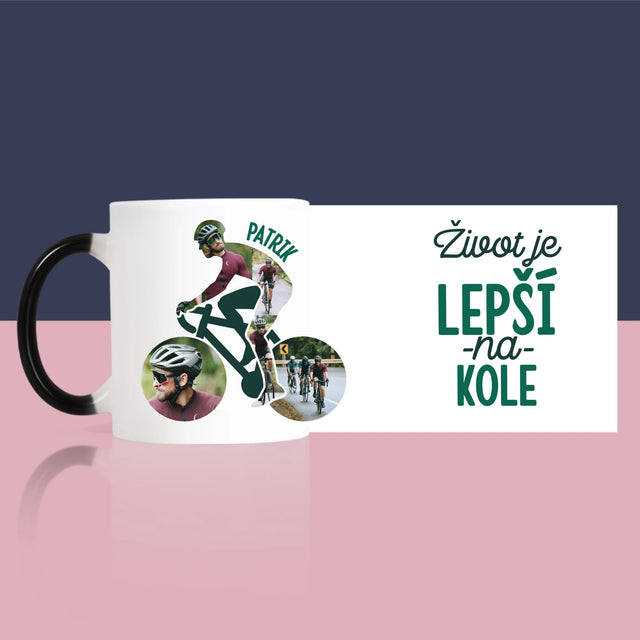 Tvar Z Fotek: Život Je Lepší Na Kole - Hrnek