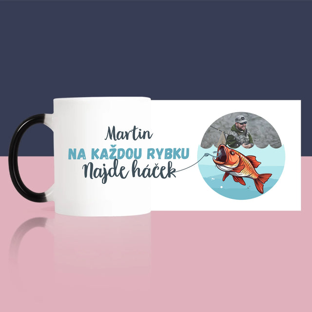 Fotka A Textem: Najde Háček - Hrnek