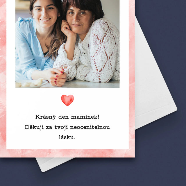 Fotka A Nápis: Blahopřání Pro Mámu - Přání