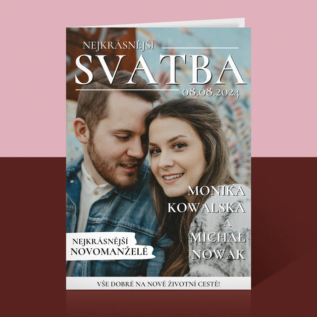Obálka Časopisu: Nejkrásnější Svatba - Přání