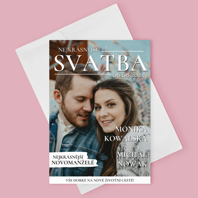 Obálka Časopisu: Nejkrásnější Svatba - Přání