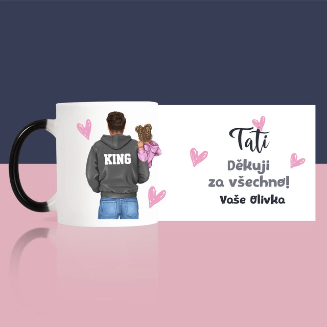 Designér Postav: Táta S Dítětem - Hrnek