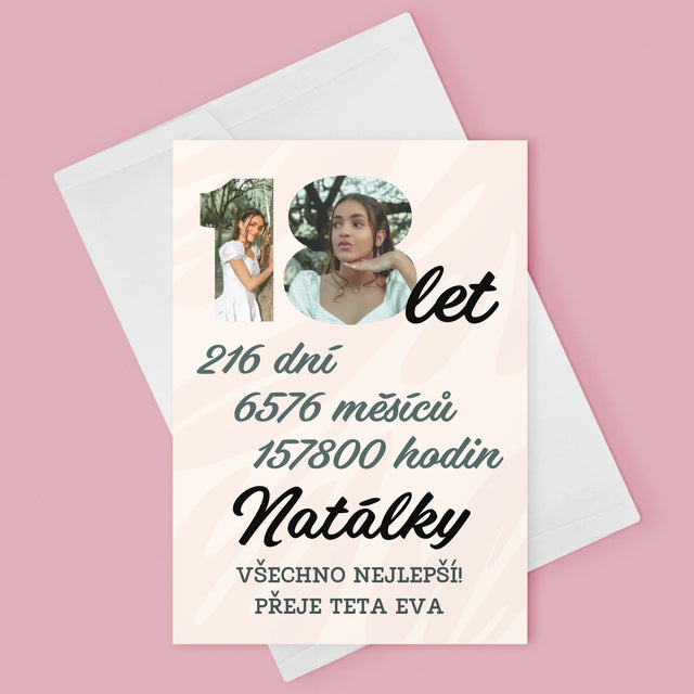 Slovo Z Fotek: 18 Let Odpočítávání - Přání