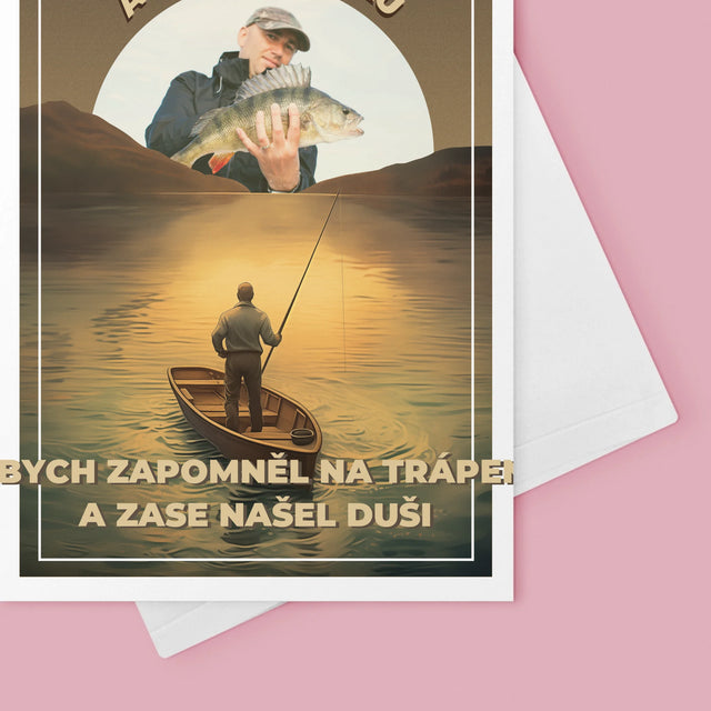 Fotka A Textem: A Jdu K Rybníku - Přání