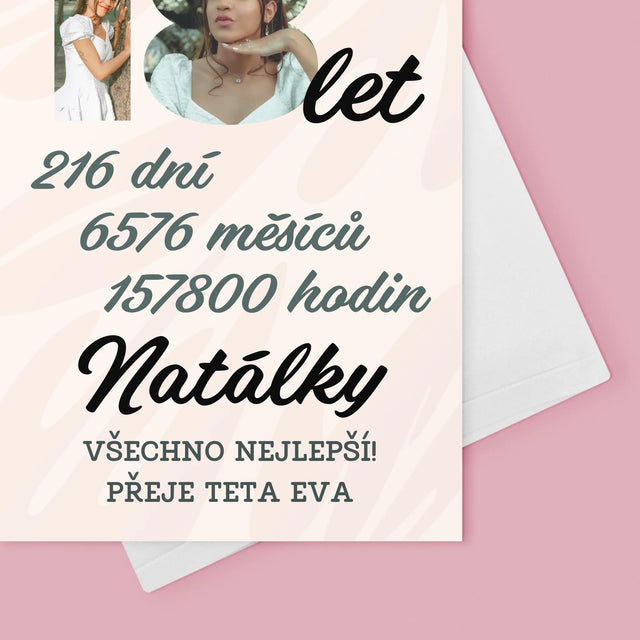 Slovo Z Fotek: 18 Let Odpočítávání - Přání