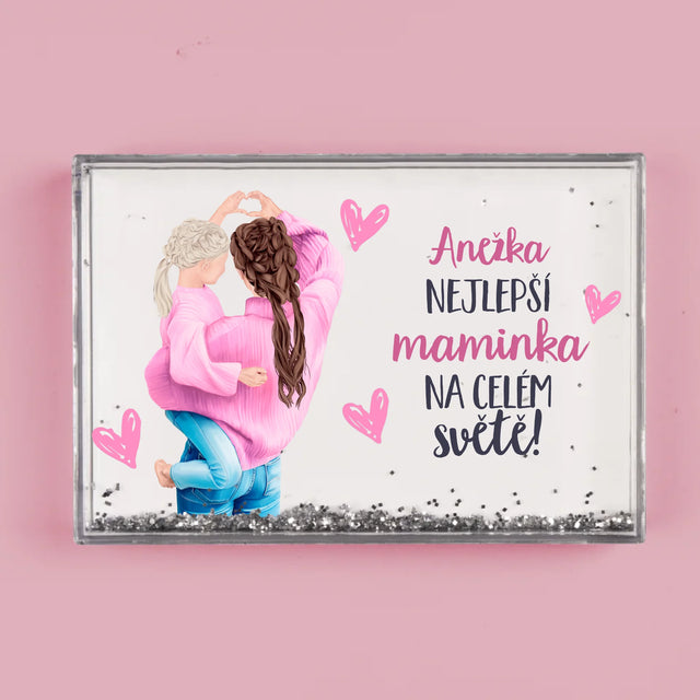 Designér Postav: Nejlepší Maminka Na Světě - Sněžící Fotorámeček