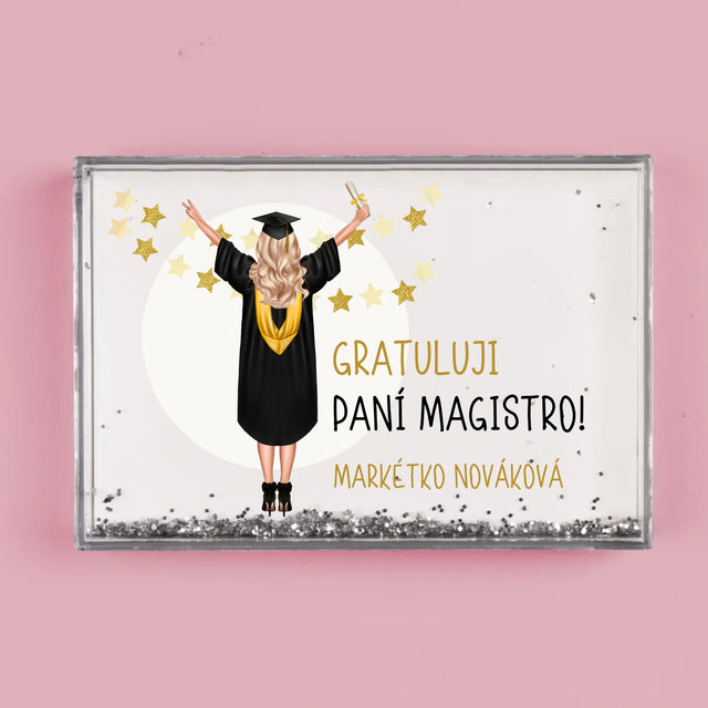 Designér Postav: Jsi Magistra - Sněžící Fotorámeček