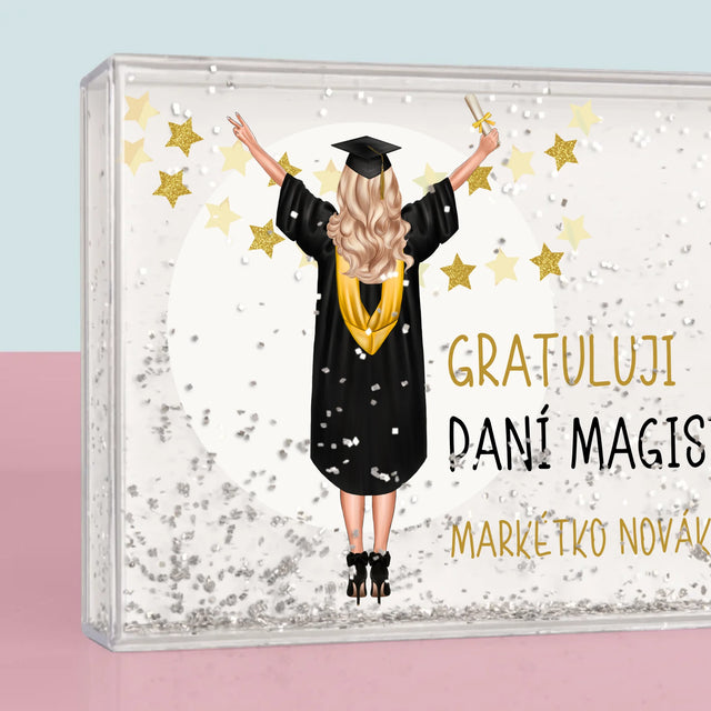 Designér Postav: Jsi Magistra - Sněžící Fotorámeček