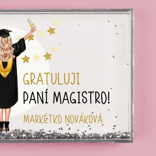 Designér Postav: Jsi Magistra - Sněžící Fotorámeček