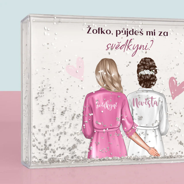 Designér Postav: Půjdeš Mi Za Svědkyni - Sněžící Fotorámeček