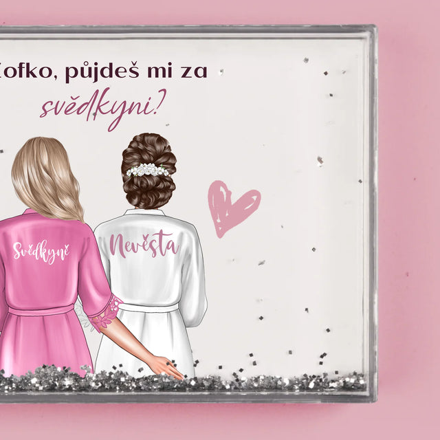 Designér Postav: Půjdeš Mi Za Svědkyni - Sněžící Fotorámeček