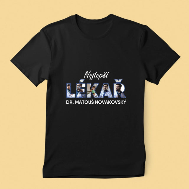 Slovo Z Fotek: Nejlepší Lékař - Pánské Tričko