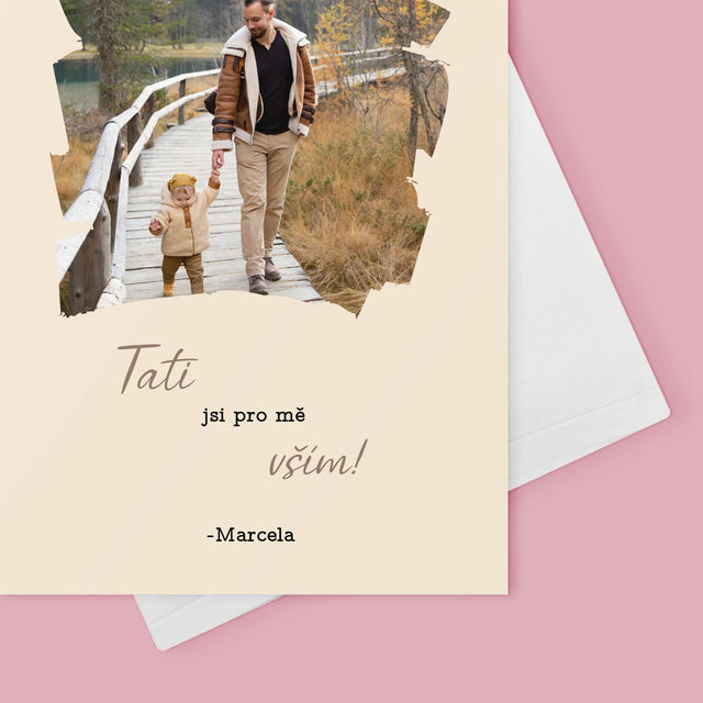 Fotka A Textem: Blahopřání Pro Tátu - Přání