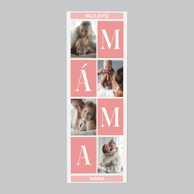 Fotokoláž: Nejlepší Máma Koláž - Magnet - Obdelník