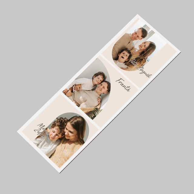 Fotka S Textem: Rodinná Fotografie - Magnet - Obdelník