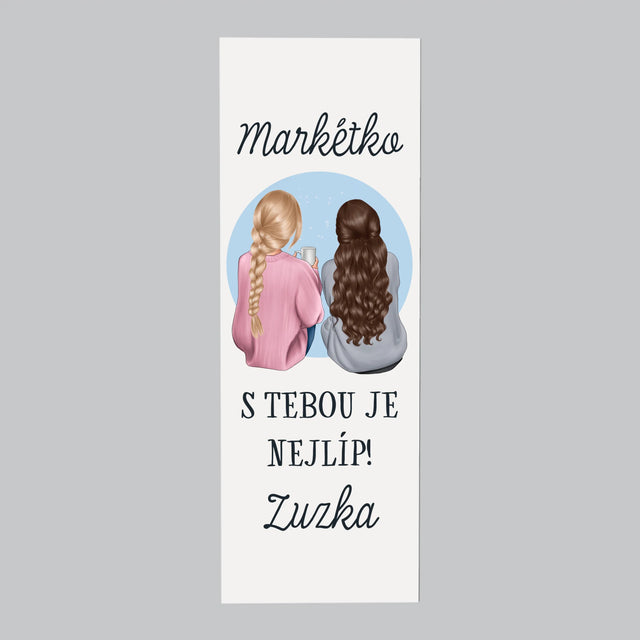 Designér Postav: Přítelkyně - Magnet - Obdelník