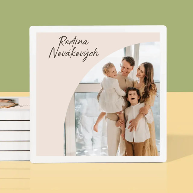 Fotka S Textem: Rodinná Fotografie - Podtácky Pod Hrnky