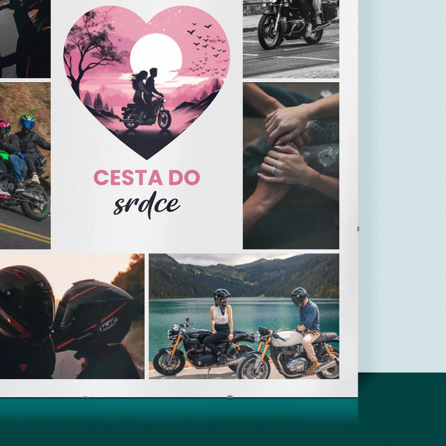 Fotokoláž: Cesta Do Srdce  - Plakát