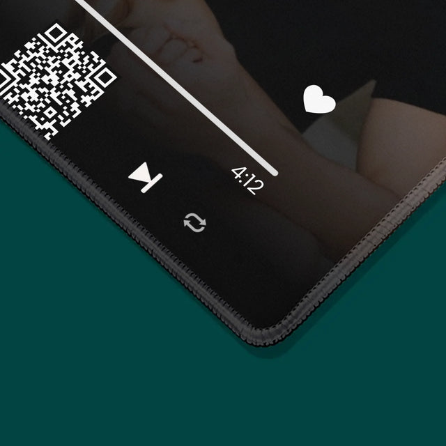Fotka S Textem: Naše Písnička Na Qr - Podložka Pod Myš