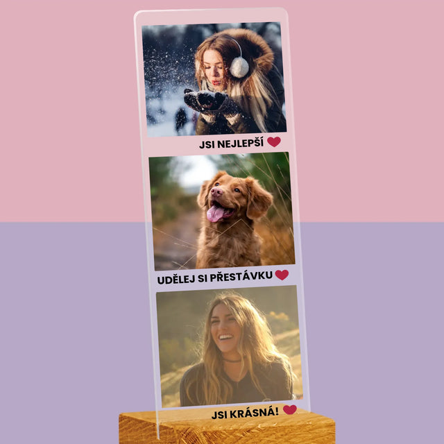 Fotka S Textem: Pozitivní Myšlenky - Fotografie Na Akrylovém Skle Fotobudka