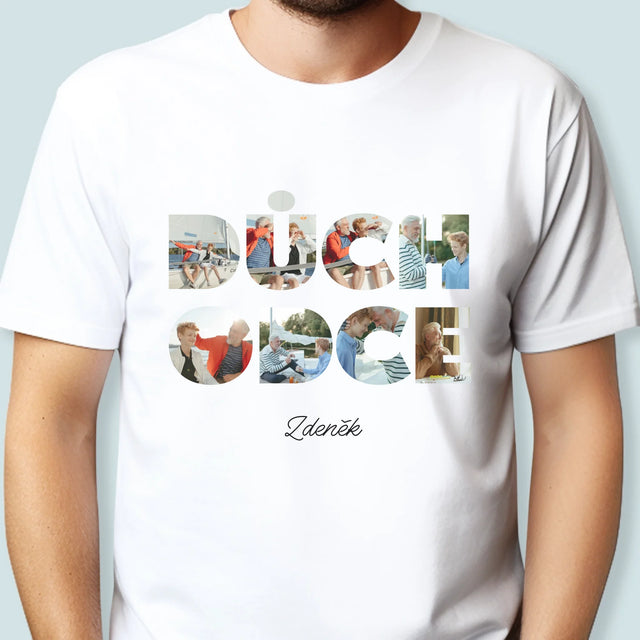 Slovo Z Fotek: Důchodce - Pánské Tričko