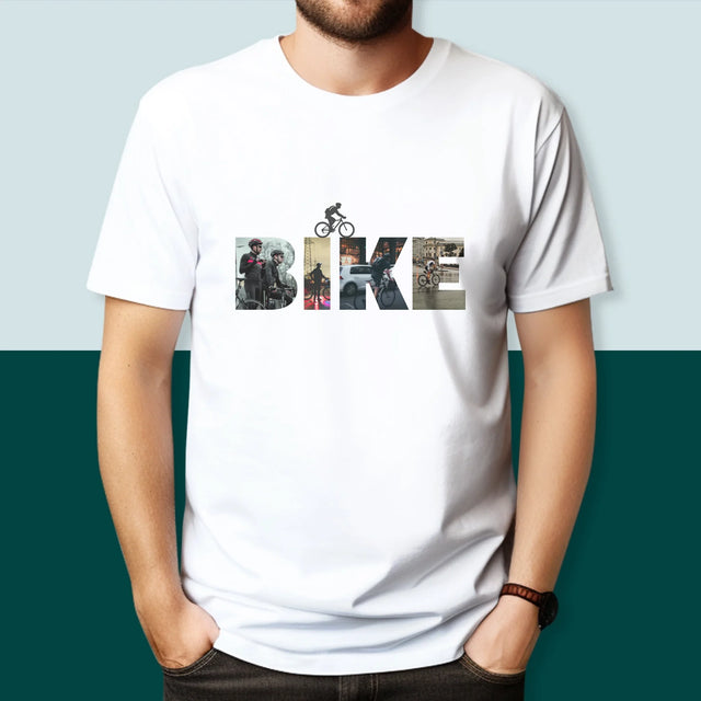 Slovo Z Fotek: Bike - Pánské Tričko