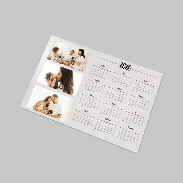 Fotokoláž: Tvůj Kalendář - Podložka Na Psací Stůl