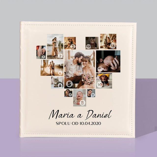 Fotokoláž: Srdce Koláž - Fotoalbum