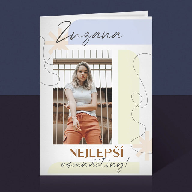 Fotka A Textem: Nejlepší Osmnáctiny - Přání