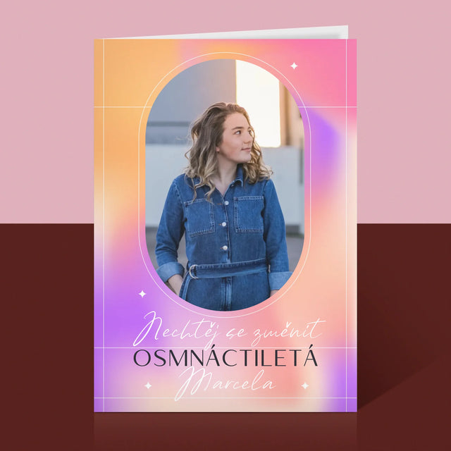 Fotka A Textem: Nechtěj Se Změnit - Přání