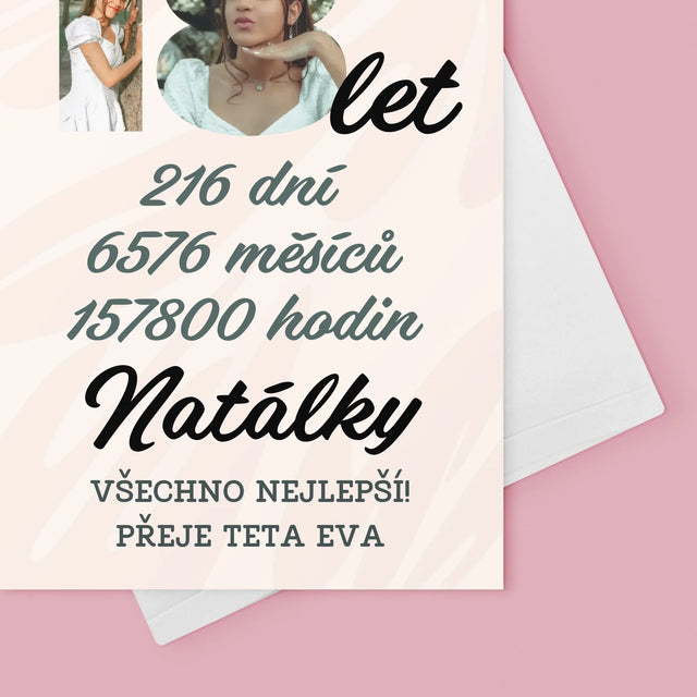 Slovo Z Fotek: 18 Let Odpočítávání - Přání