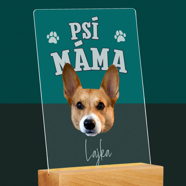 Tvoje Postava: Psí Máma - Tisk Na Akrylovém Skle