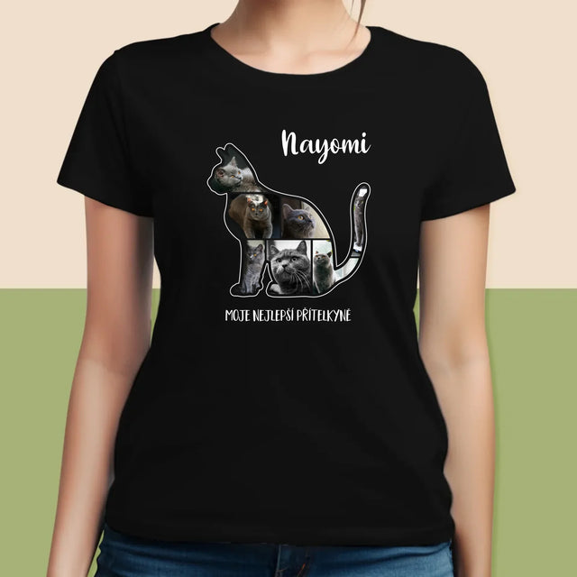 Tvar Z Fotek: Kočka Ten Nejlepší Přítel - Damské Tričko