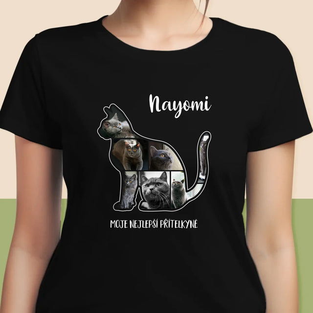 Tvar Z Fotek: Kočka Ten Nejlepší Přítel - Damské Tričko