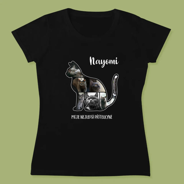 Tvar Z Fotek: Kočka Ten Nejlepší Přítel - Damské Tričko