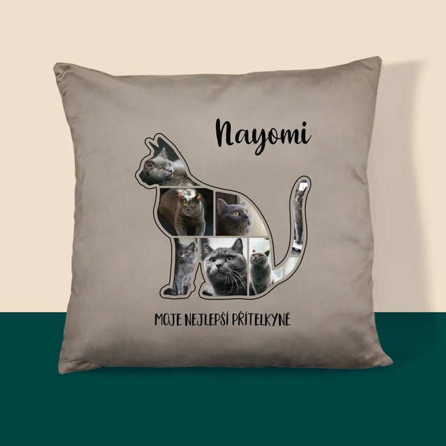 Tvar Z Fotek: Kočka Ten Nejlepší Přítel - Polštář