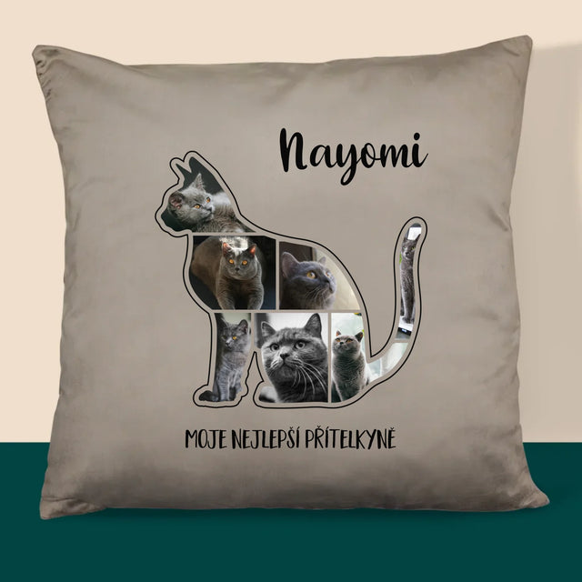 Tvar Z Fotek: Kočka Ten Nejlepší Přítel - Polštář