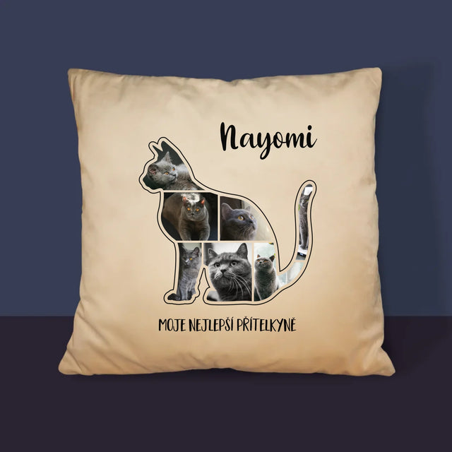 Tvar Z Fotek: Kočka Ten Nejlepší Přítel - Polštář