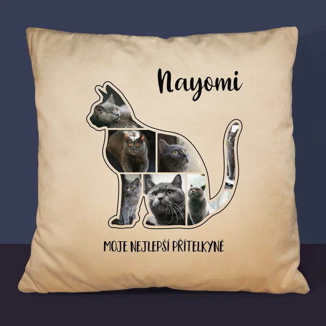 Tvar Z Fotek: Kočka Ten Nejlepší Přítel - Polštář