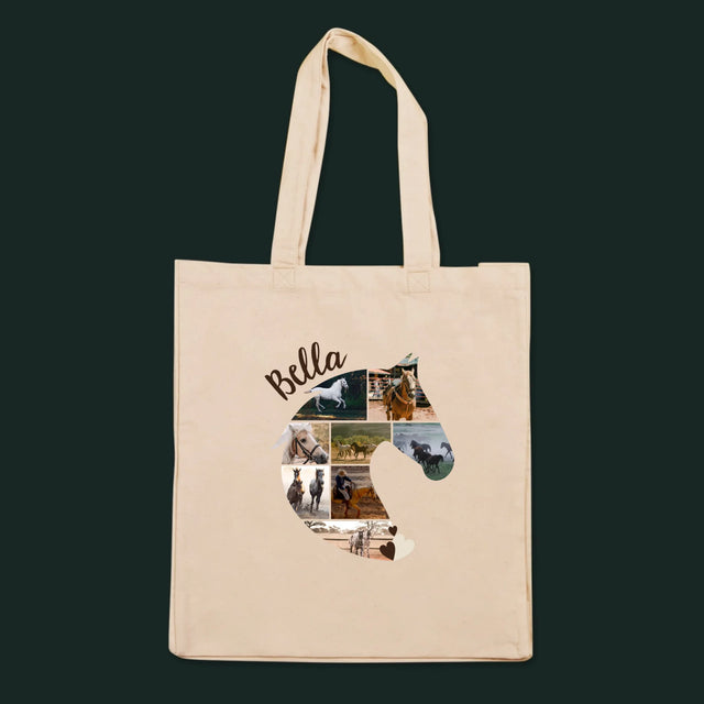 Tvar Z Fotek: Kůň - Plátěná Taška