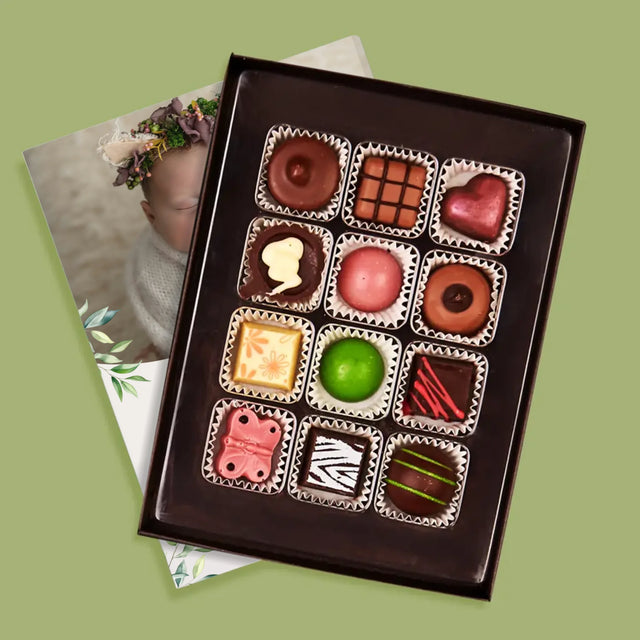 Fotka A Textem: Poděkování Porodní Asistentce - Pralinky