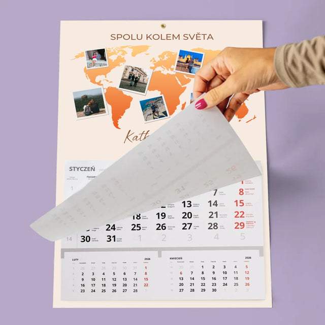 Fotokoláž: Spolu Kolem Světa - Fotokalendář