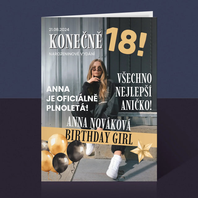 Obálka Časopisu: Konečně 18 - Přání