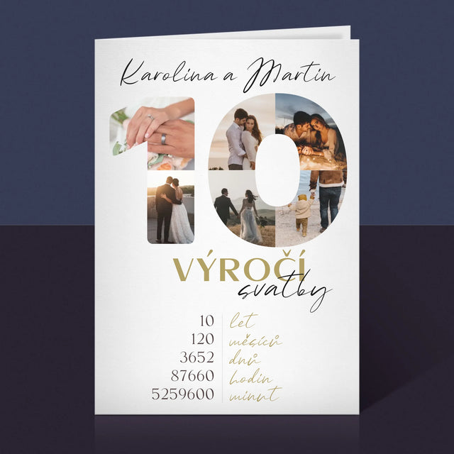Slovo Z Fotek: 10. Výročí Svatby - Přání