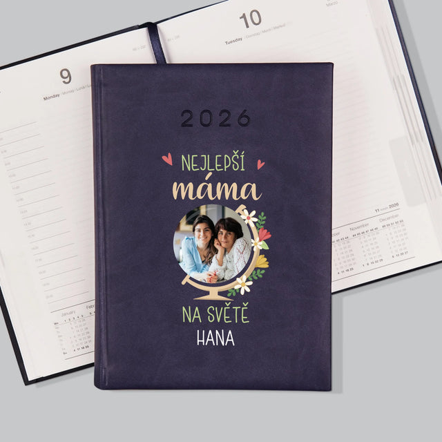 Fotka S Textem: Nejlepší Máma Svět - Diář