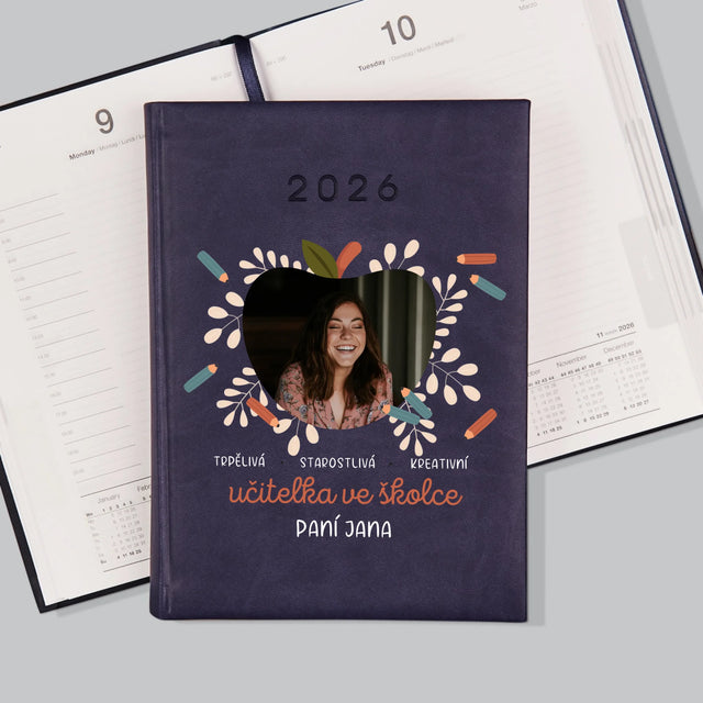 Fotka S Textem: Učitelka Ve Školce - Diář